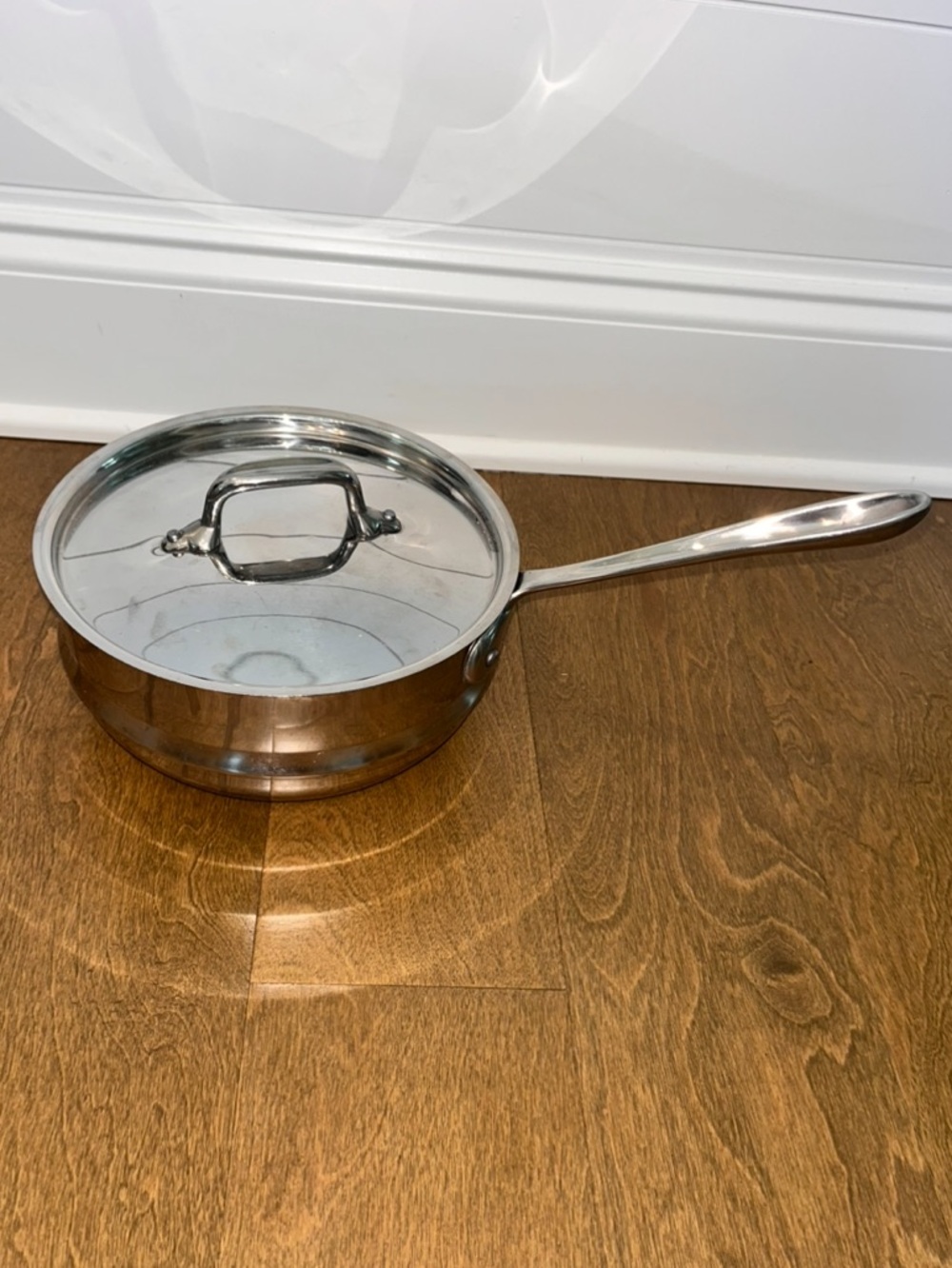 All-Clad Stainless Steel 8.5” Steamer / Strainer / Colander Insert W/ Lid
